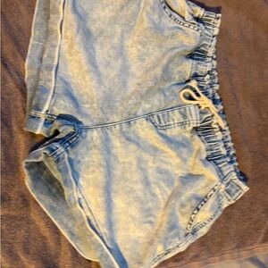 Light Blue Denim Shorts